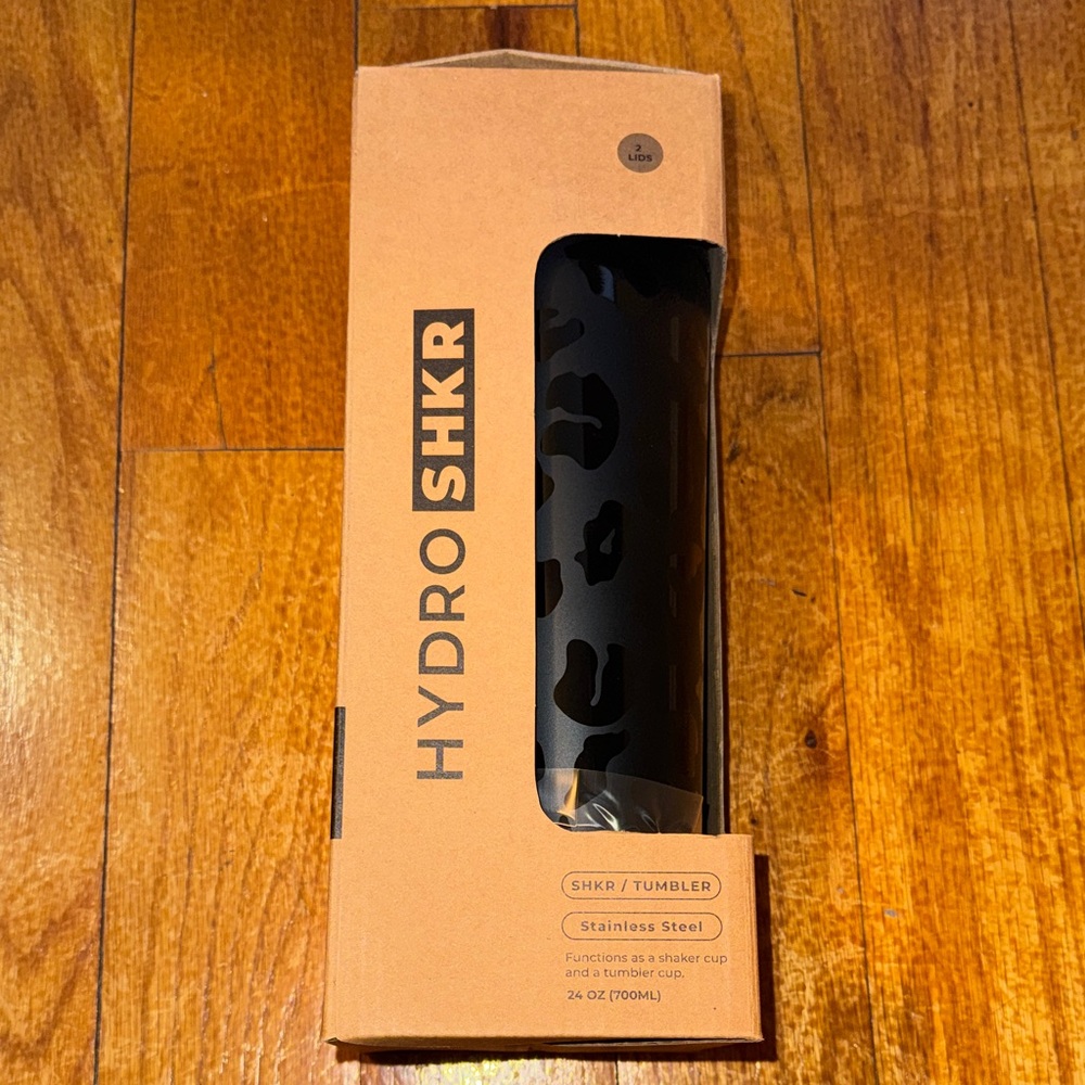 HydroJug Black Stainless Steel Tumbler